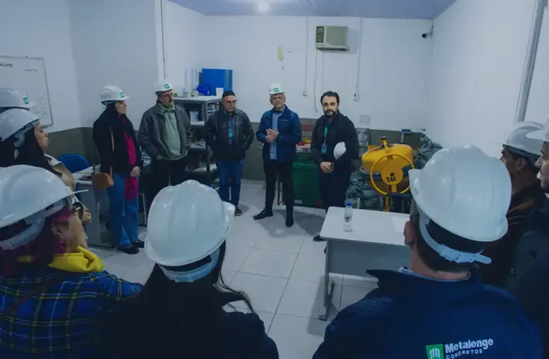 Laboratório técnico da Metalenge Concretos
